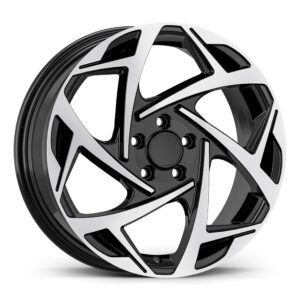 7.0X17 5X115 17290 ET45 70.2 GLOSS BLACK DIAMOND