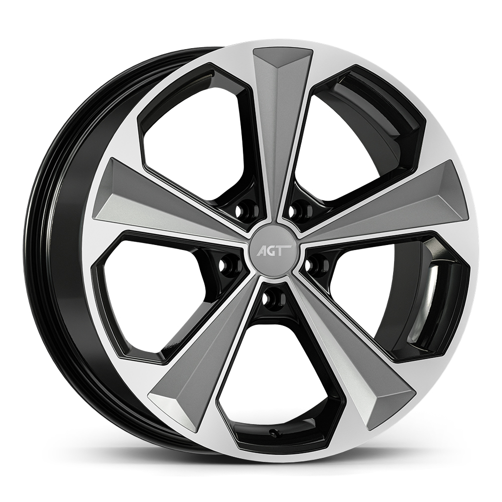 9.0X20 5X108 20062 ET38 72,6 GLOSS BLACK SILVER DIAMOND